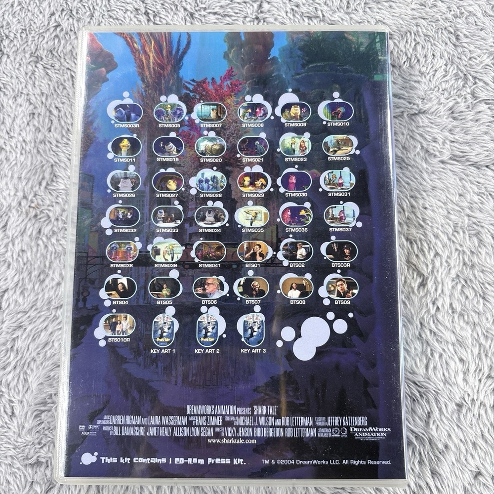 Taking Lives  & Shark Tales CD-Rom Digital Press Kit w/ Notes - Picture 7 of 7